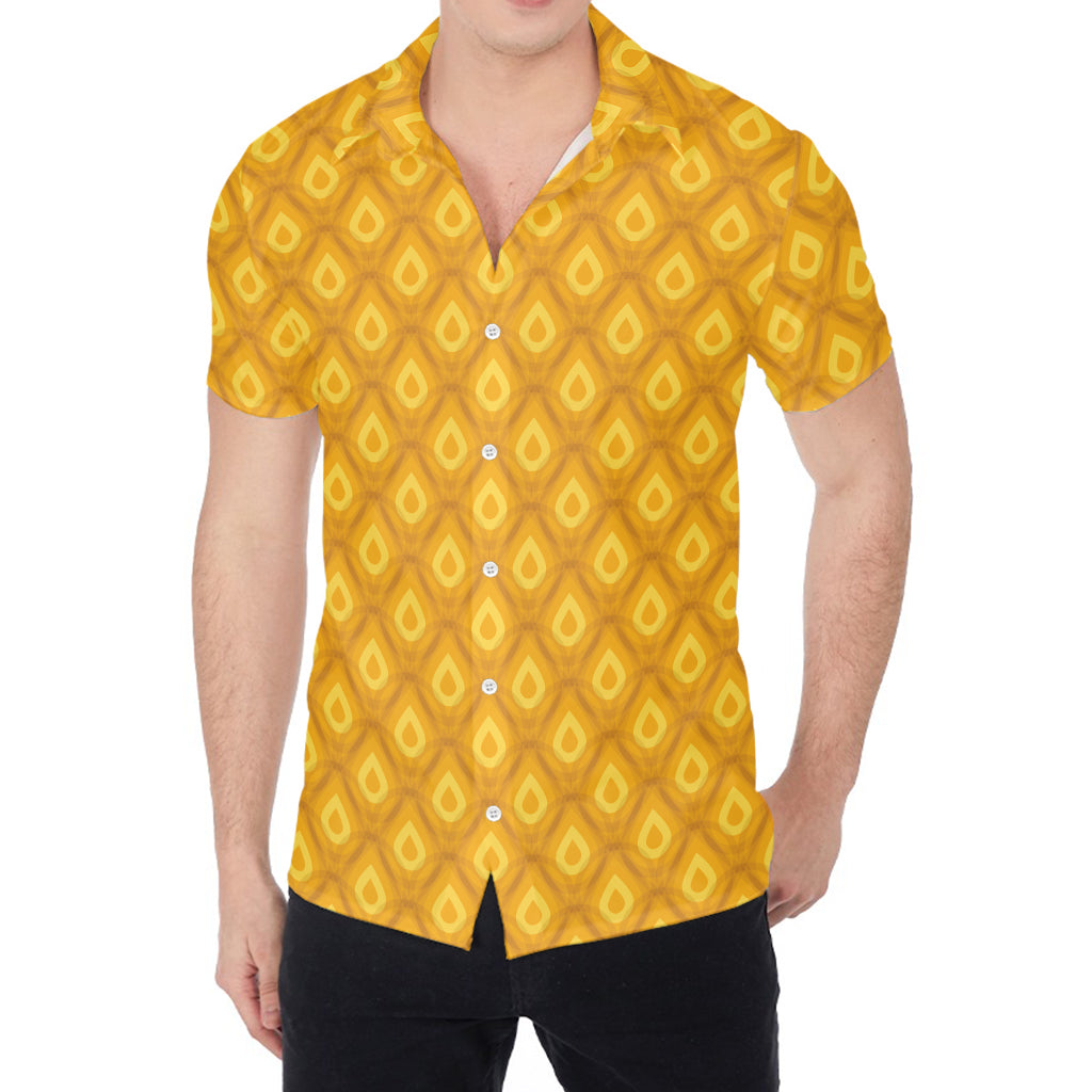 Pineapple Print Men's Shirt