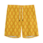 Pineapple Print Men's Sports Shorts