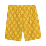 Pineapple Print Men's Sports Shorts