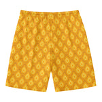 Pineapple Print Men's Swim Trunks