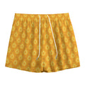 Pineapple Print Mesh Shorts