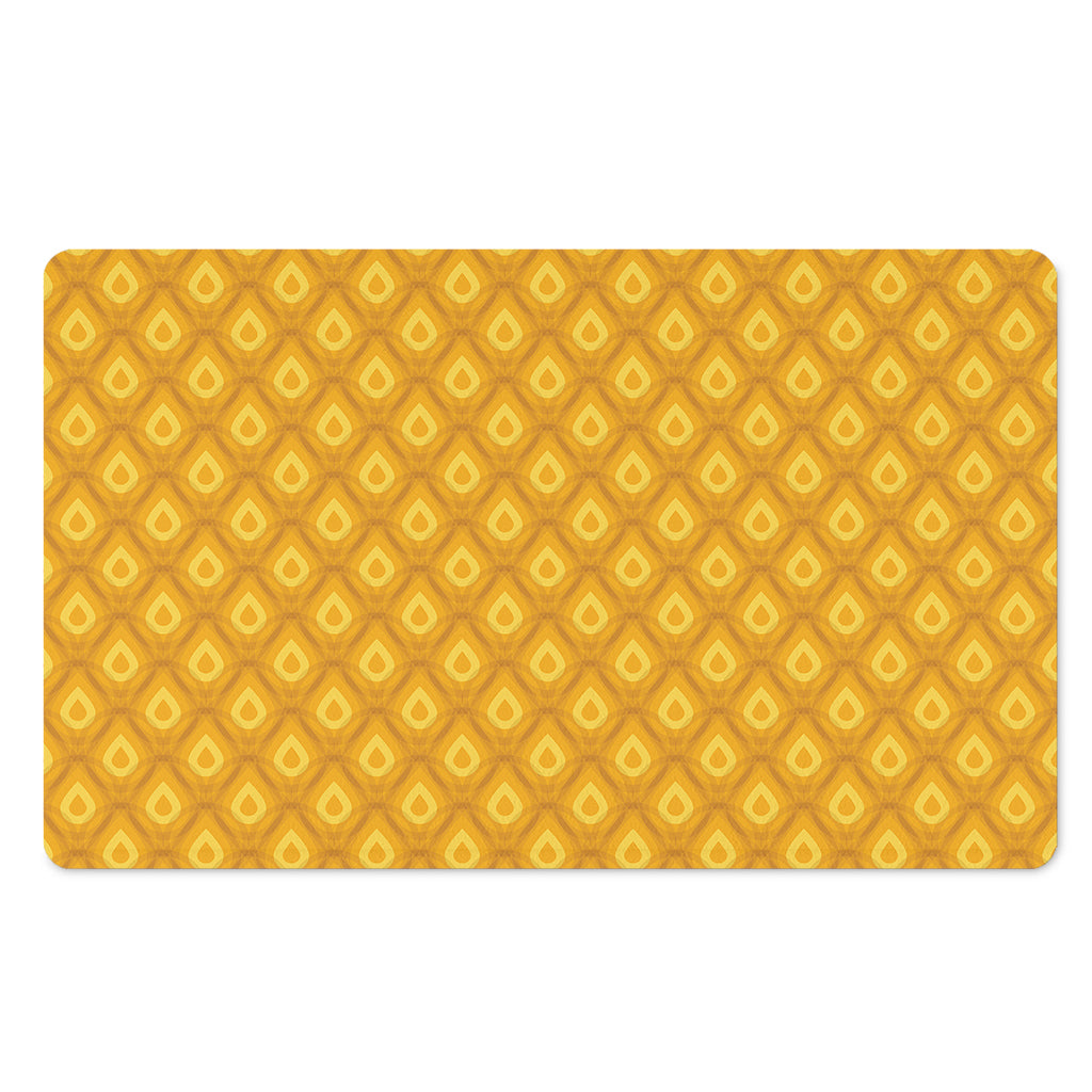 Pineapple Print Polyester Doormat
