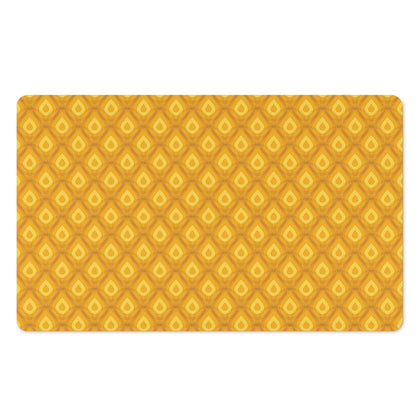 Pineapple Print Polyester Doormat