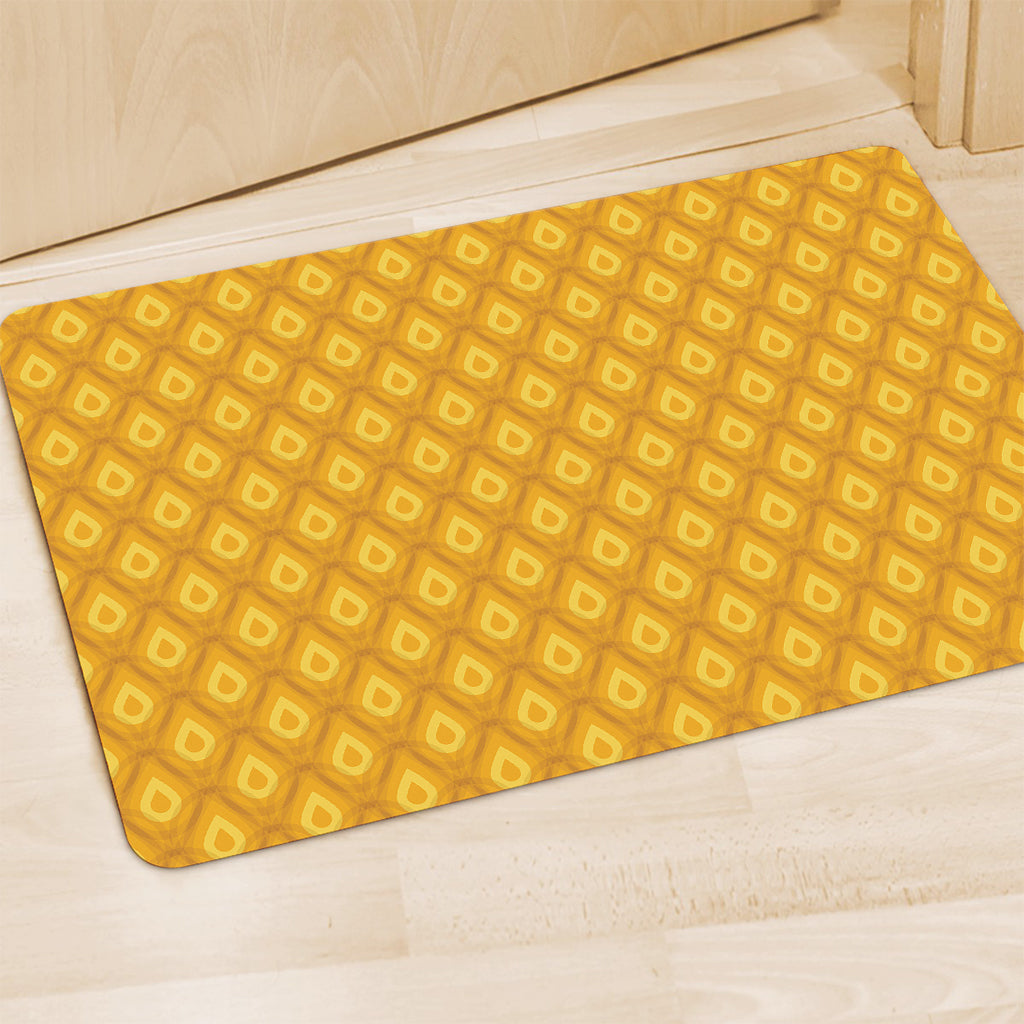 Pineapple Print Polyester Doormat