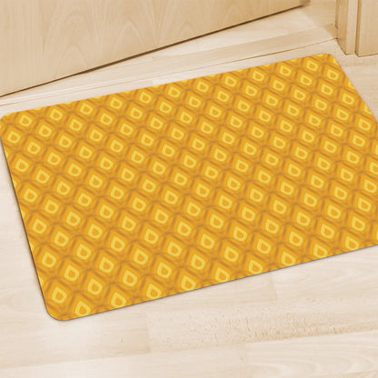 Pineapple Print Polyester Doormat
