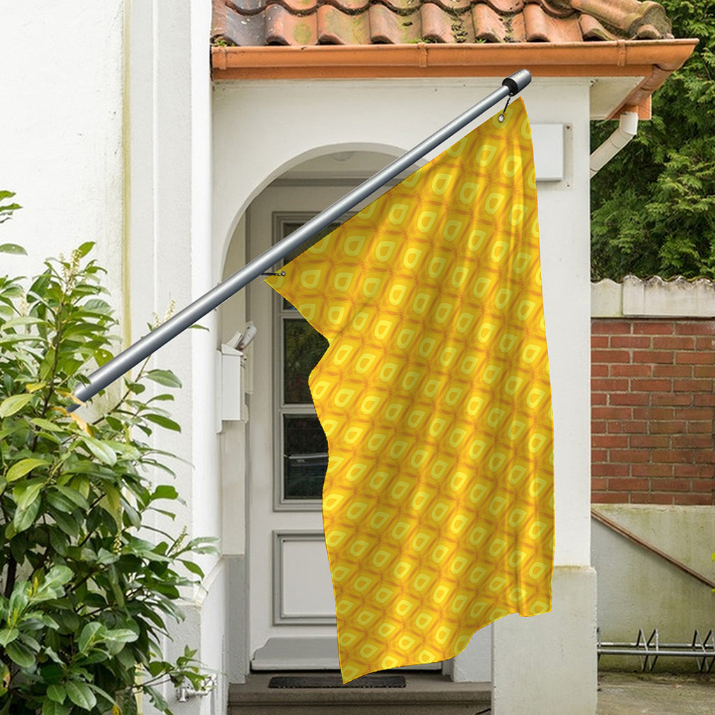 Pineapple Print Polyester Flag