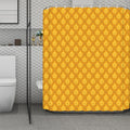 Pineapple Print Polyester Shower Curtain