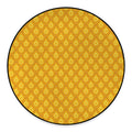 Pineapple Print Round Floor Mat