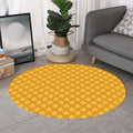 Pineapple Print Round Rug
