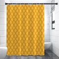 Pineapple Print Shower Curtain