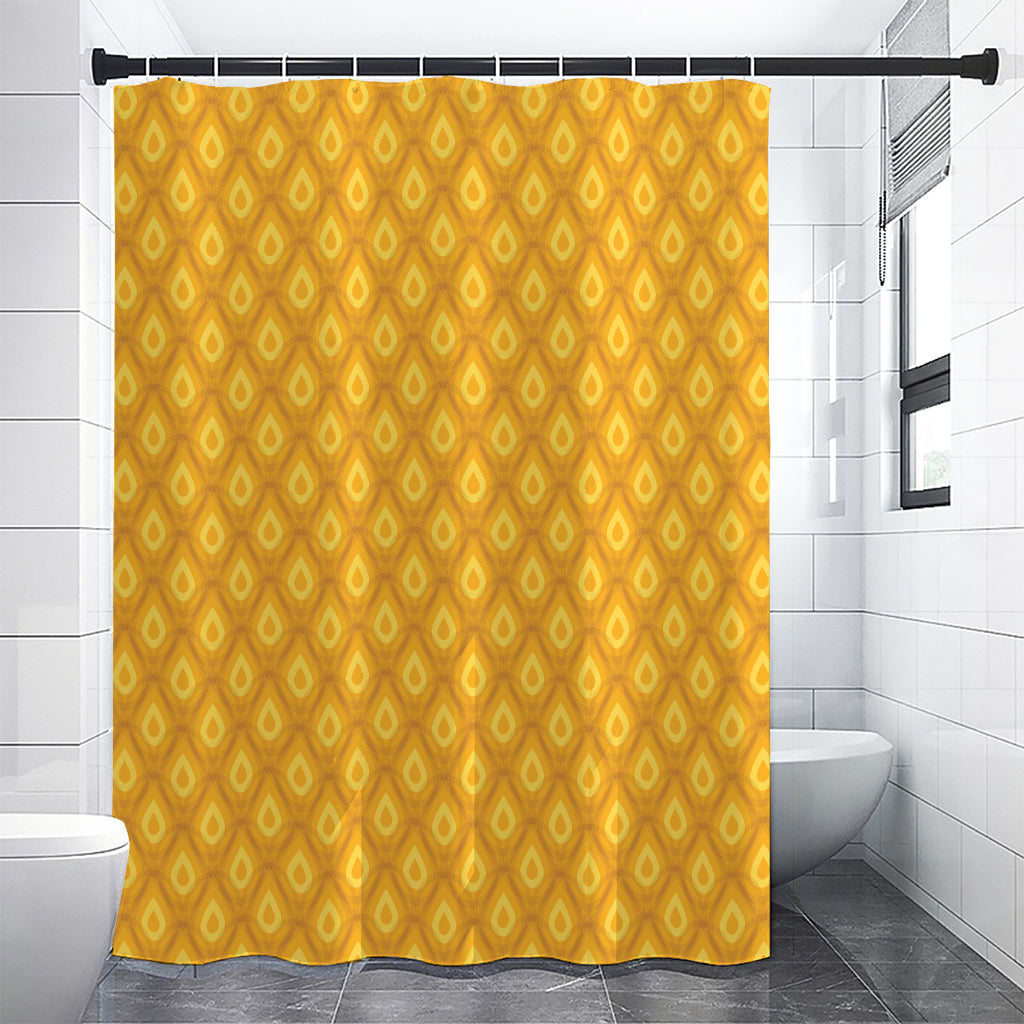 Pineapple Print Shower Curtain