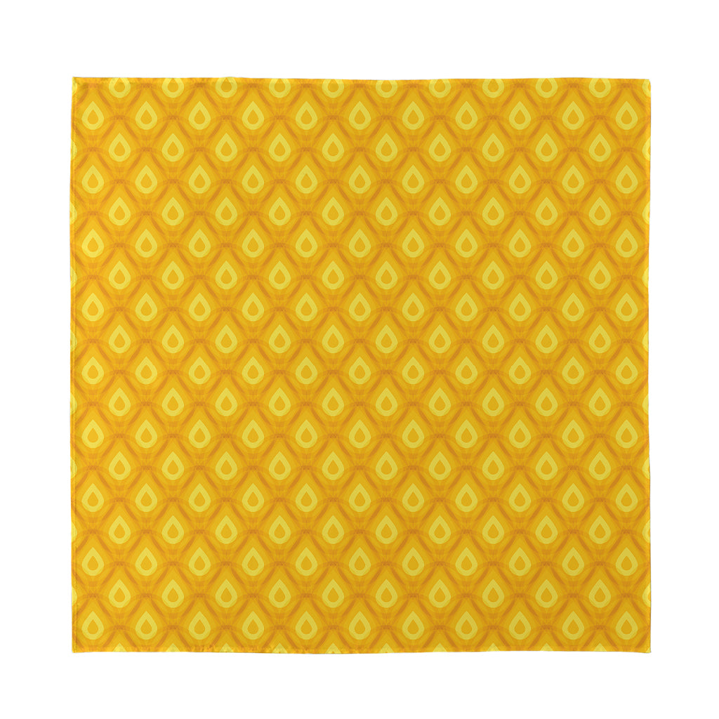 Pineapple Print Silk Bandana