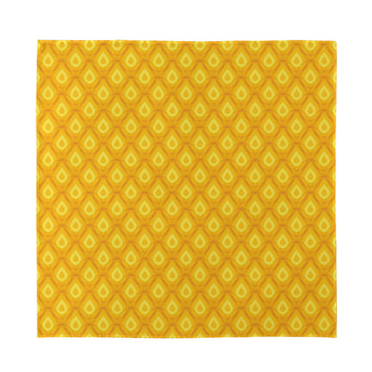 Pineapple Print Silk Bandana