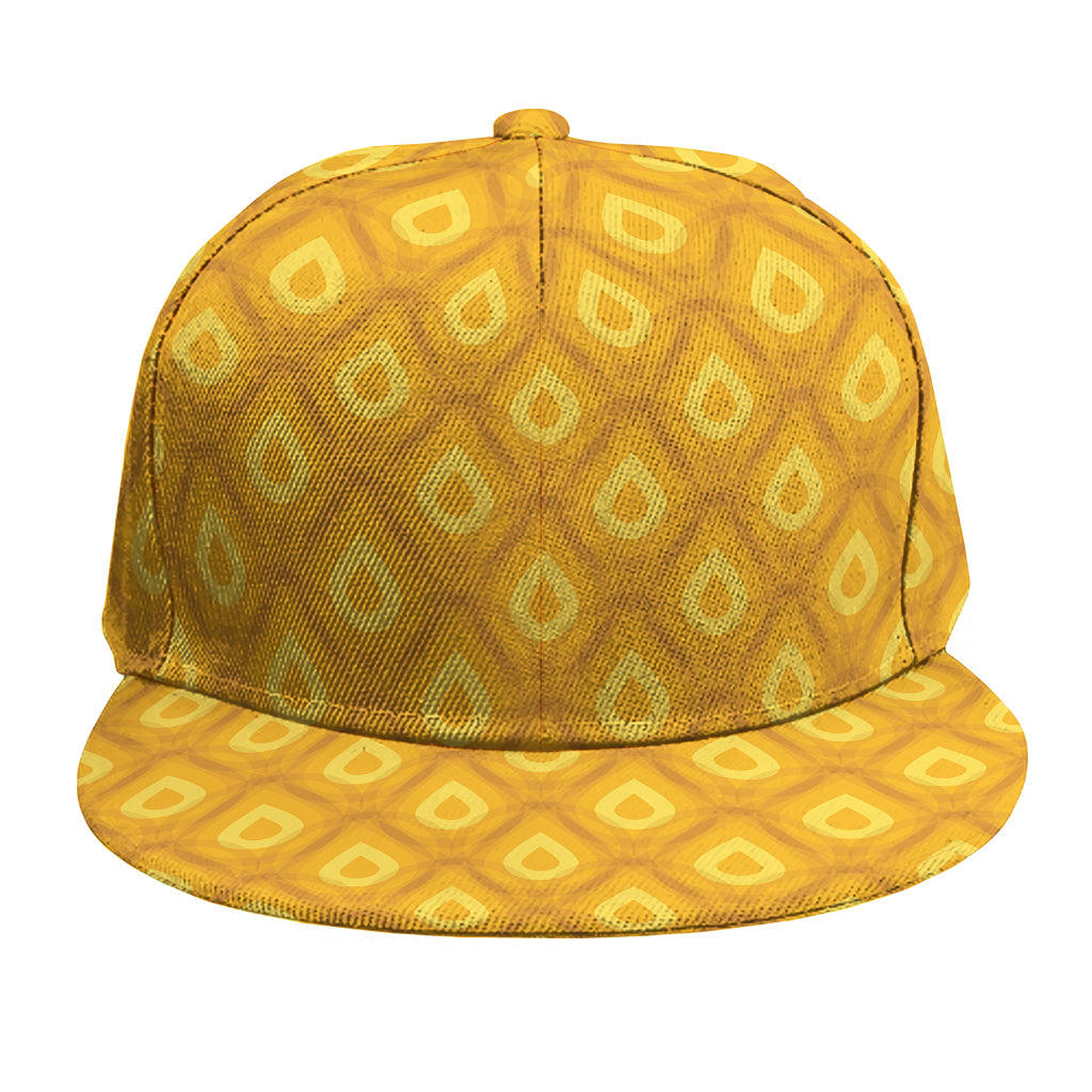 Pineapple Print Snapback Cap