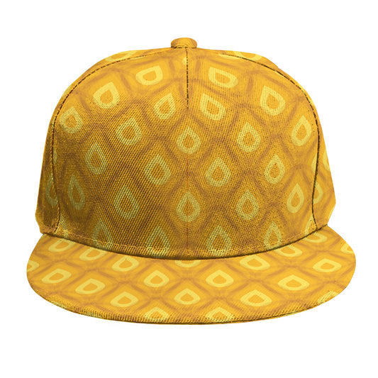 Pineapple Print Snapback Cap