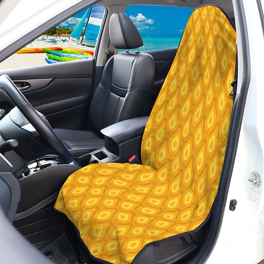 Pineapple Print Waterproof Car Seat Cover