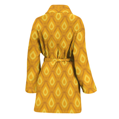 Pineapple Print Women's Bathrobe