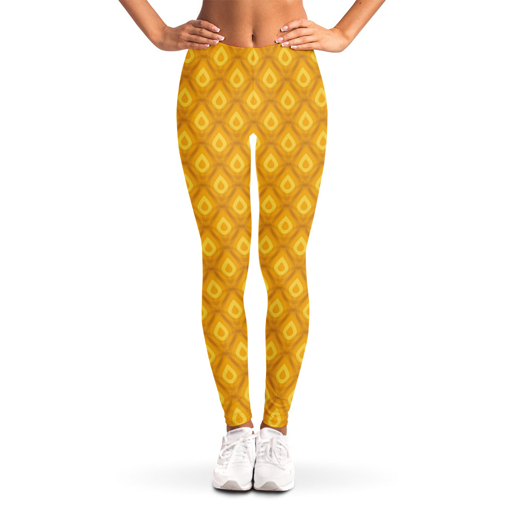 Pineapple Print Women's Leggings