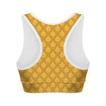 Pineapple Print Women's Sports Bra