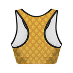 Pineapple Print Women's Sports Bra