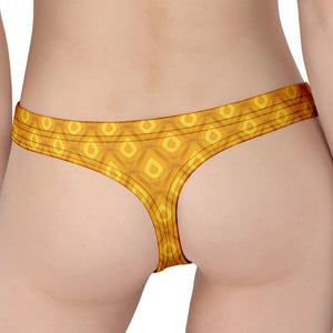 Pineapple Print Women's Thong