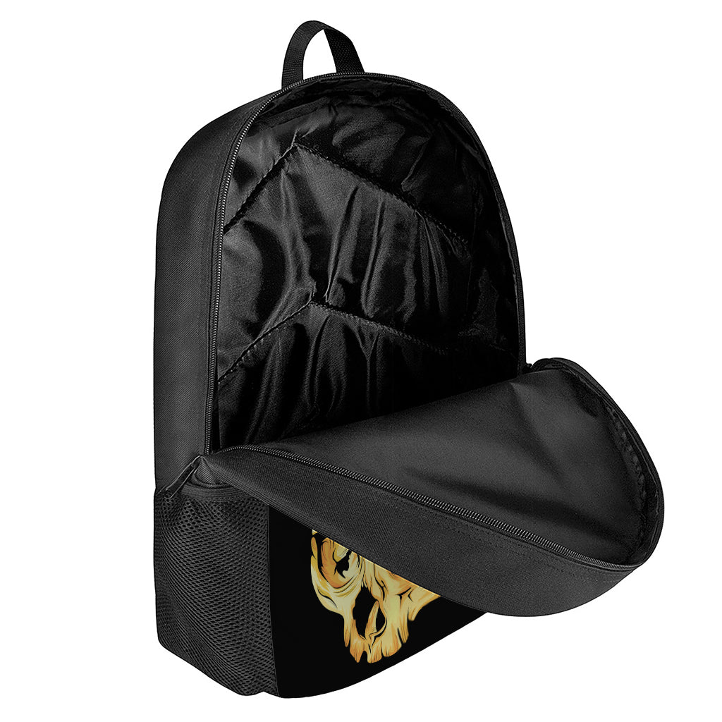 Pineapple Skull Print 17 Inch Backpack