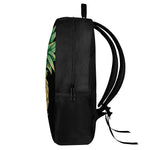 Pineapple Skull Print 17 Inch Backpack
