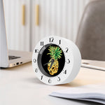 Pineapple Skull Print Alarm Clock