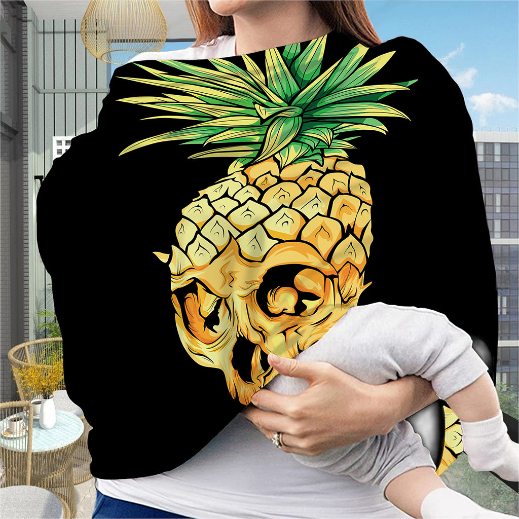 Pineapple Skull Print Baby Seat Cover