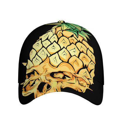 Pineapple Skull Print Baseball Cap