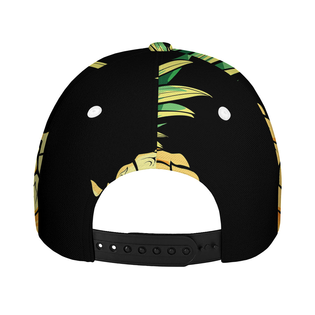 Pineapple Skull Print Baseball Cap