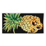 Pineapple Skull Print Beach Towel