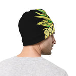 Pineapple Skull Print Beanie