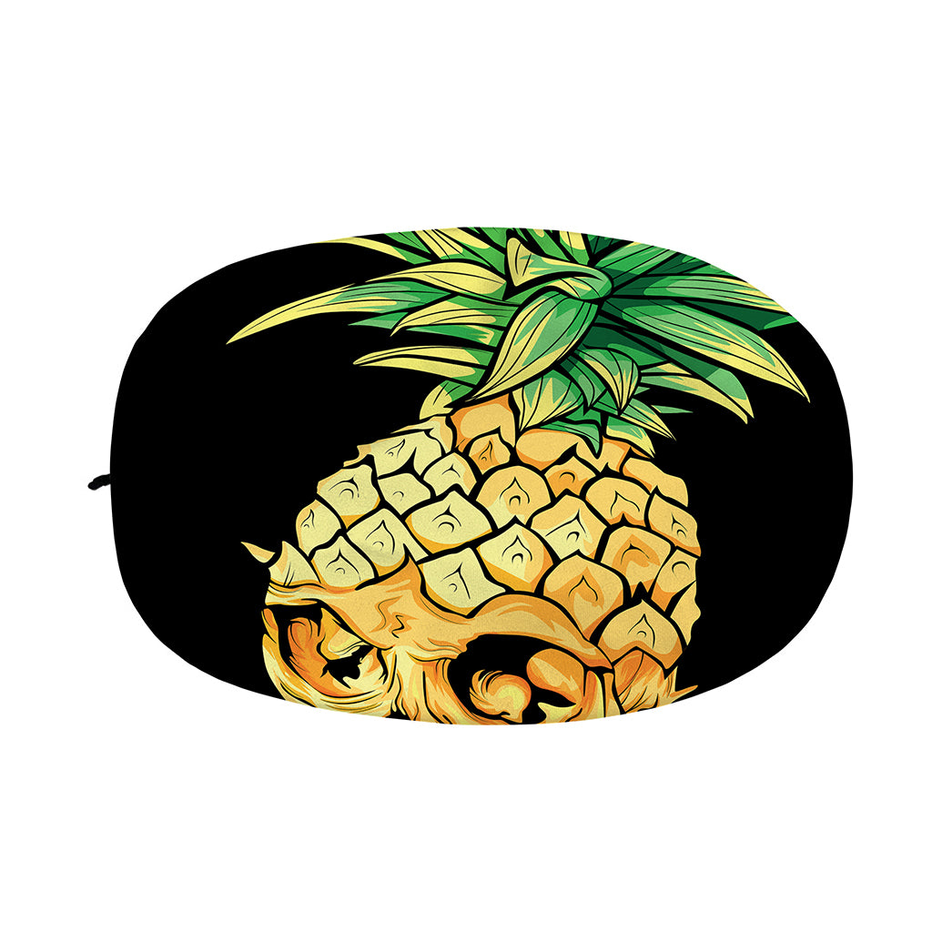 Pineapple Skull Print Car Side Mirror Covers