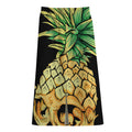 Pineapple Skull Print Cotton Front Slit Maxi Skirt