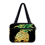Pineapple Skull Print Double Strap Bible Bag
