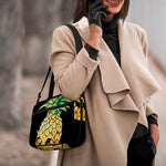 Pineapple Skull Print Double Strap Bible Bag