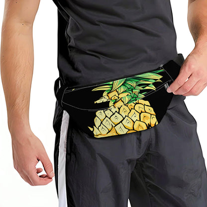 Pineapple Skull Print Fanny Pack