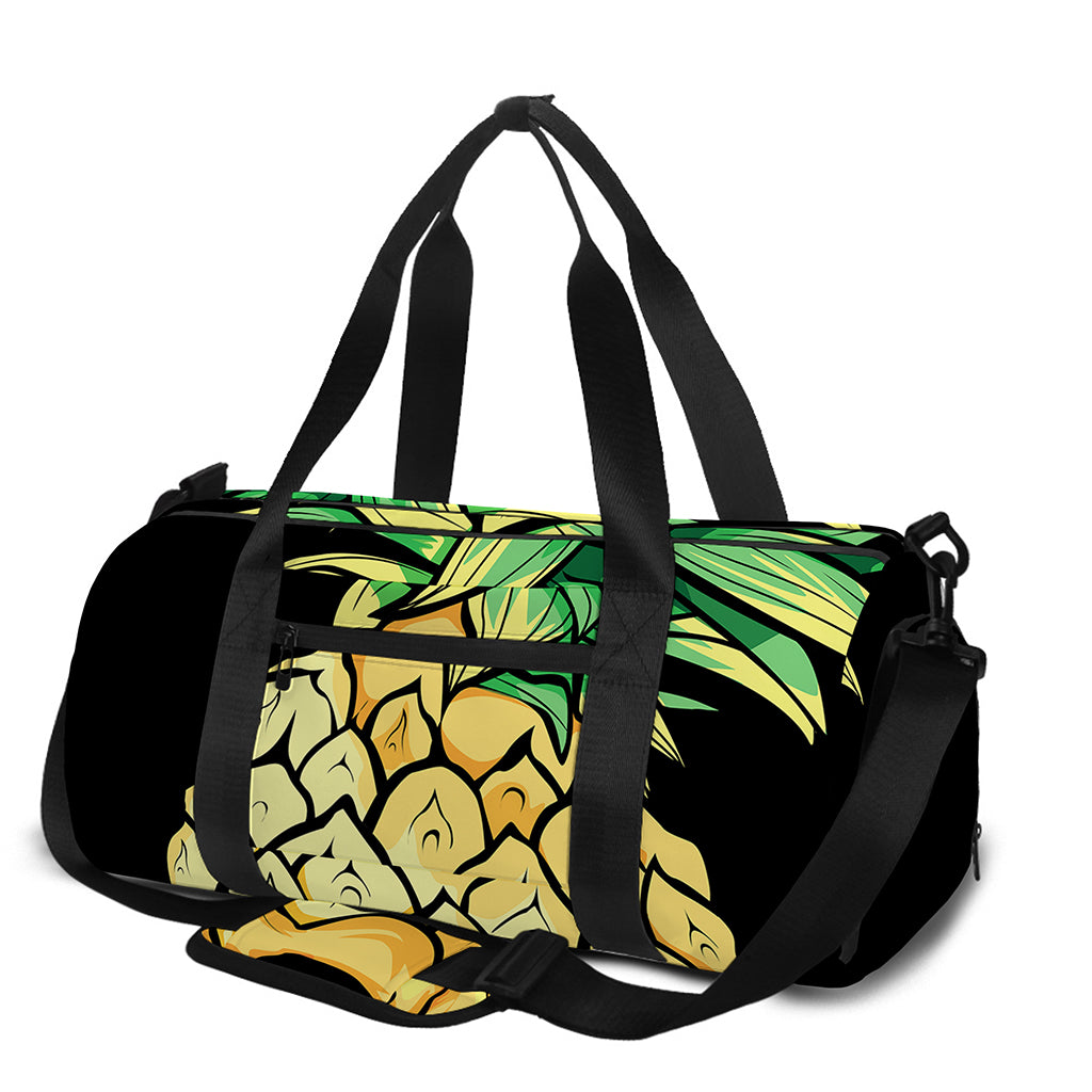 Pineapple Skull Print Gym Bag