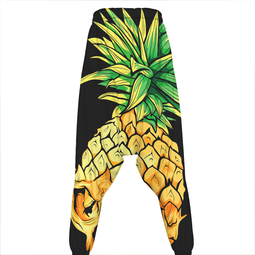 Pineapple Skull Print Hammer Pants