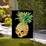 Pineapple Skull Print House Flag