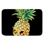 Pineapple Skull Print Indoor Door Mat