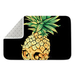 Pineapple Skull Print Indoor Door Mat