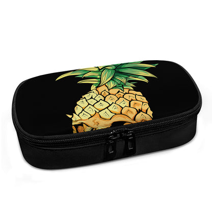 Pineapple Skull Print Insulin Cooler Travel Case