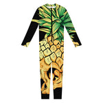 Pineapple Skull Print Jumpsuit