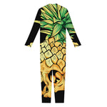 Pineapple Skull Print Jumpsuit