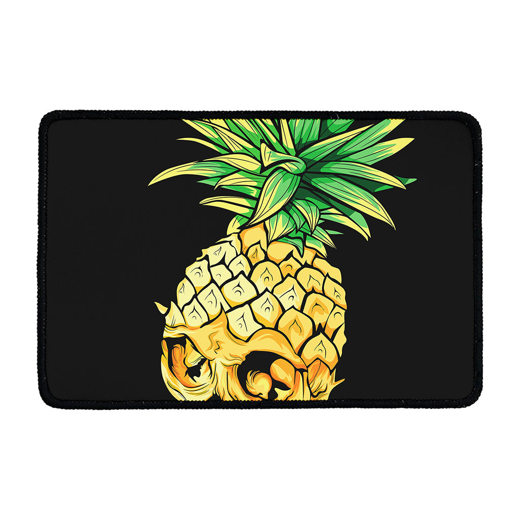Pineapple Skull Print Kitchen Mat