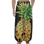 Pineapple Skull Print Lantern Pants