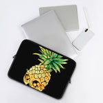 Pineapple Skull Print Laptop Sleeve