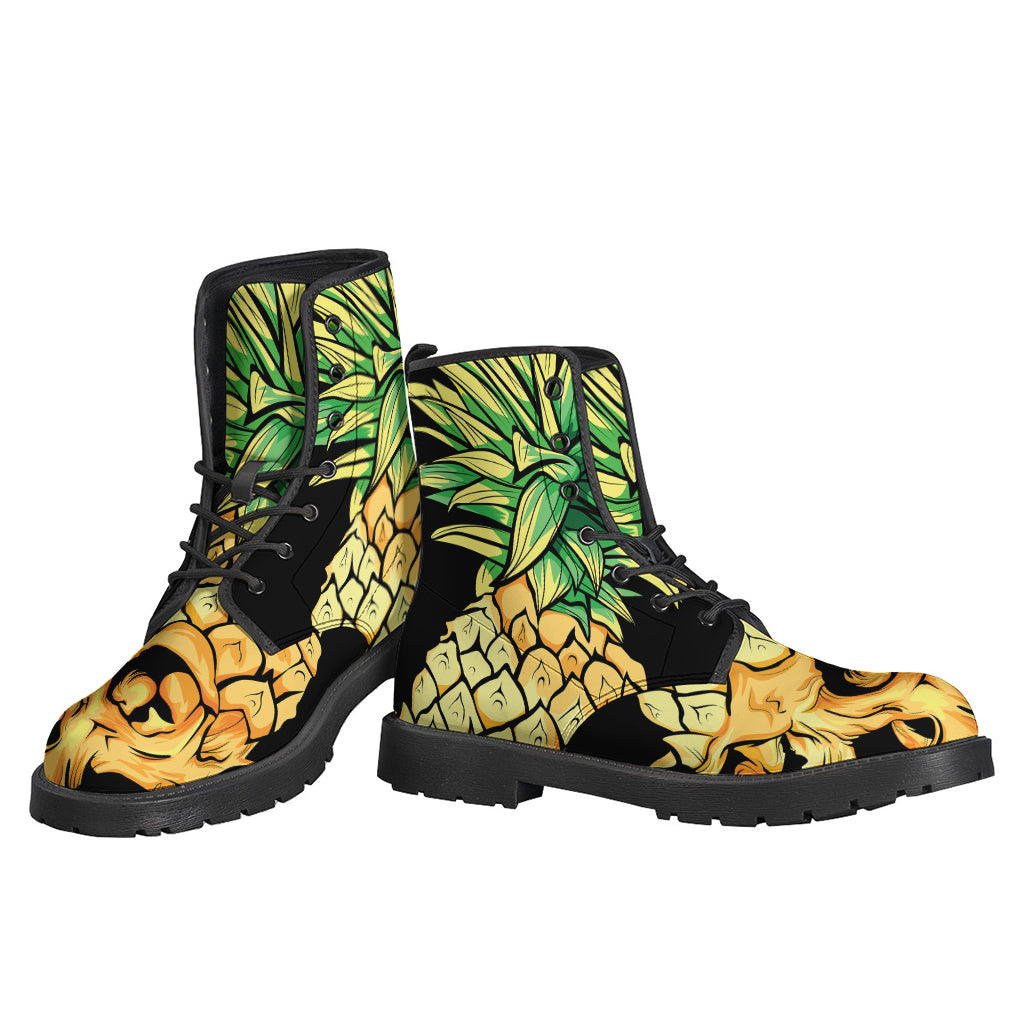 Pineapple Skull Print Backpack